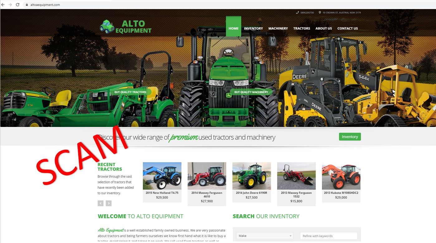alto equipment - home page