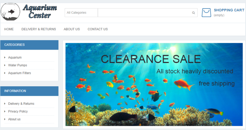 Aquarium fake website scam