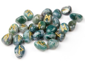 Green stone runes
