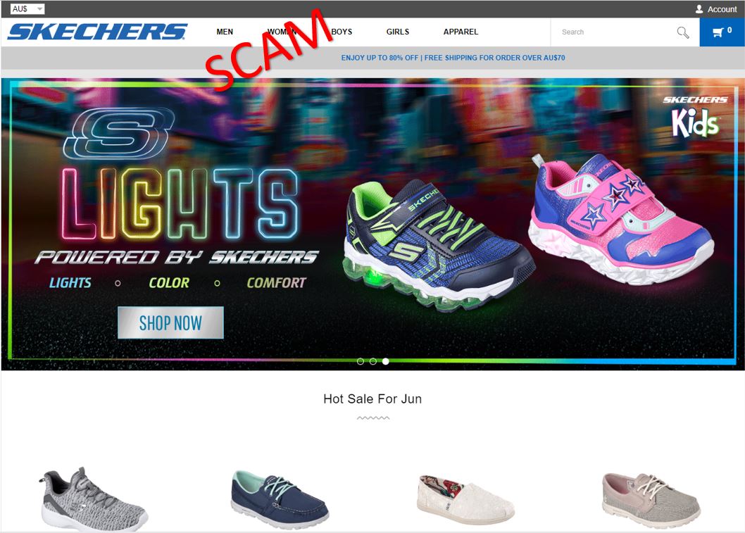 Buyer beware fake websites