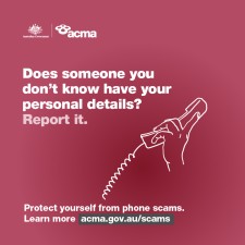 phone scam poster