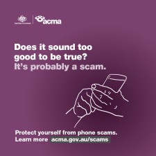 phone scam poster
