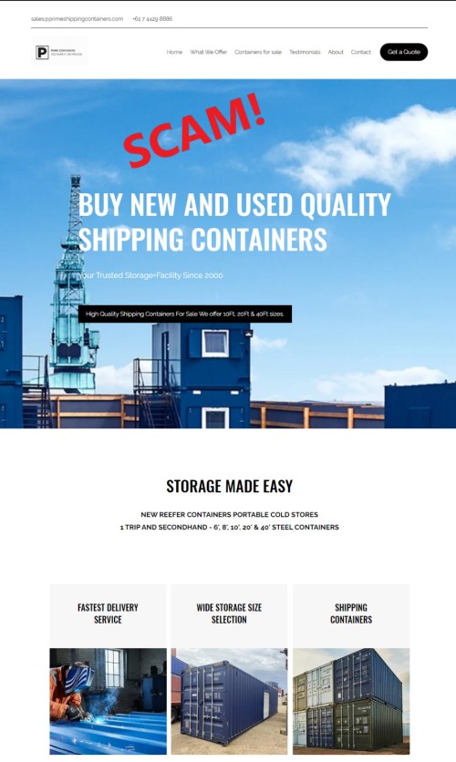 20220824 - online shopping scam - prime-containers