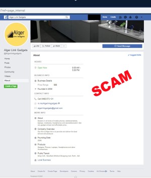 image of fake online mobile shop image of fake online mobile shop